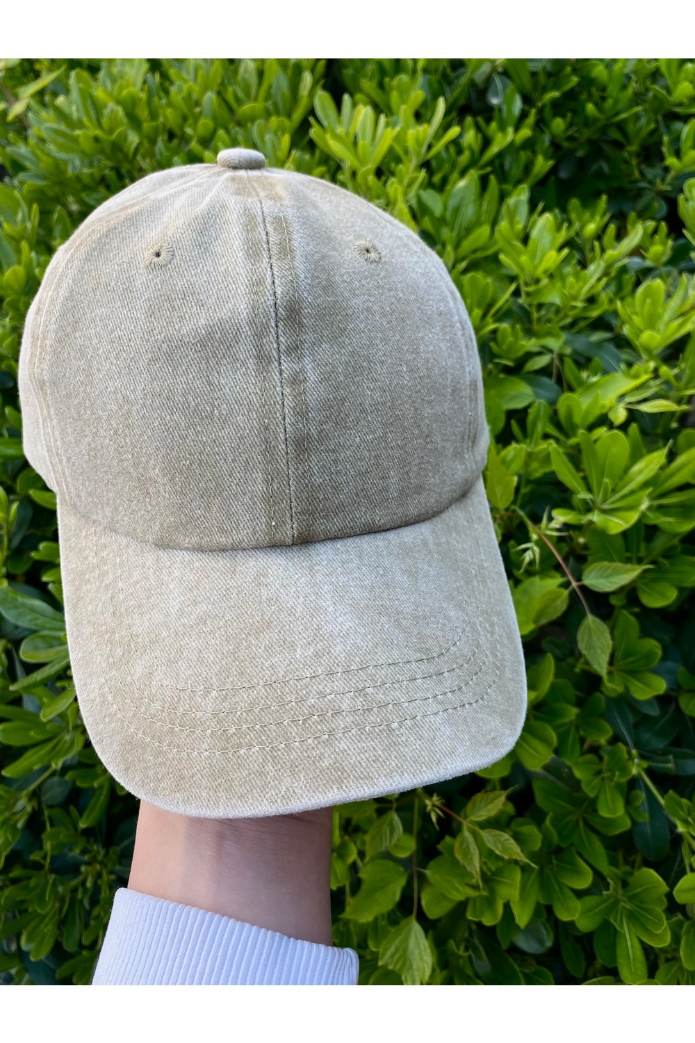 SF Collection Unisex Eskitme Detaylı Yıkamalı Pamuklu Kot Vintage Şapka görsel 7