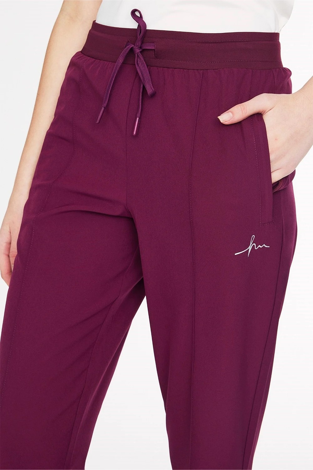 Haşema Active Kadın Mor Ispanyol Paça Eşofman Altı Polyester Kumaş ile Rahat Kullanım Act-2 görsel 2