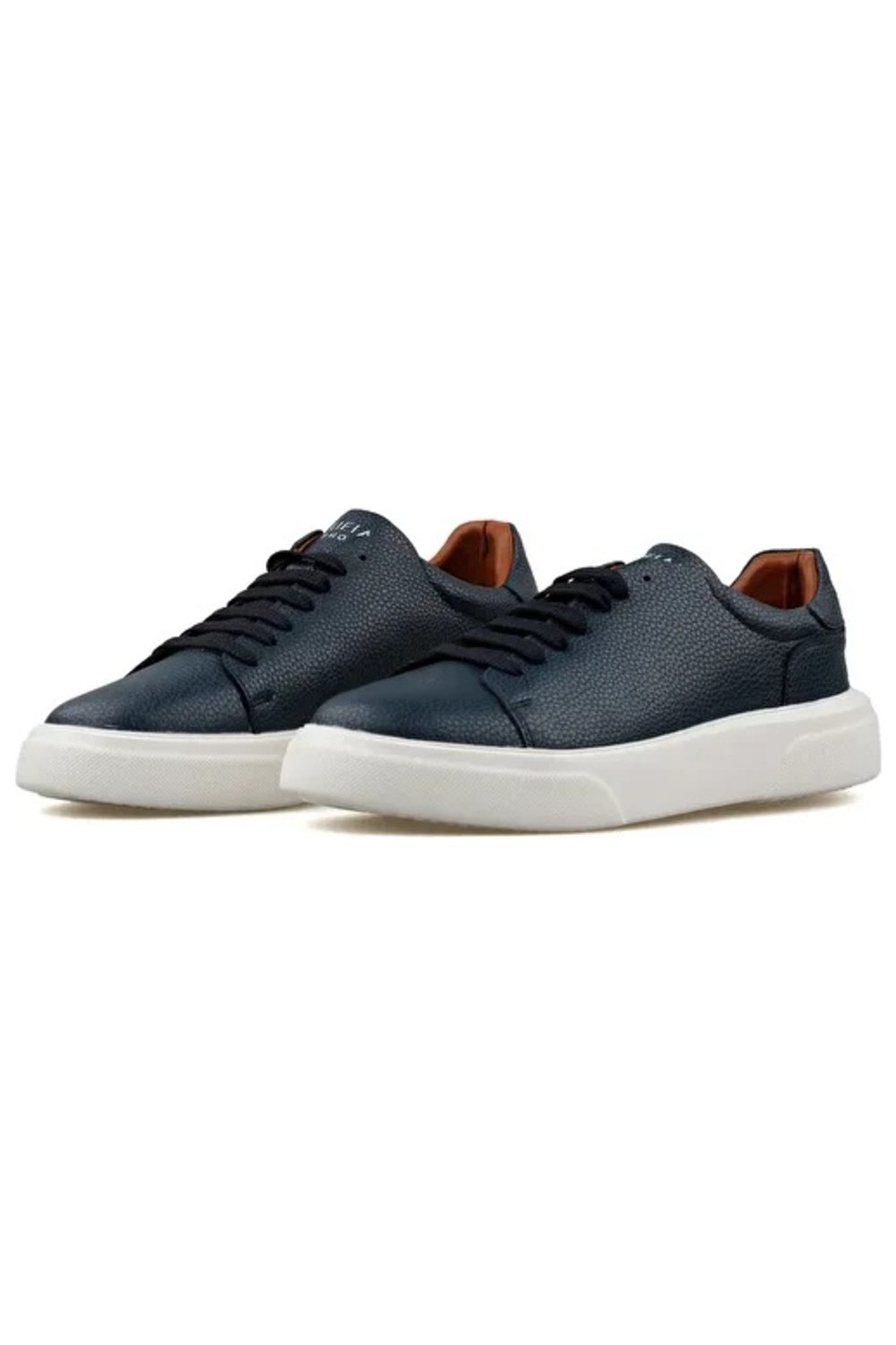 Lufian Tommy Erkek Deri Sneaker Ayakkabı Siyah görsel 6