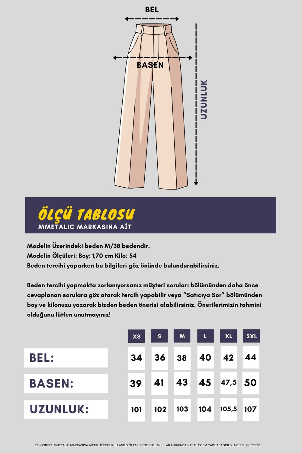 Mmetalic Kadın Yüksek Bel Düğmeli Fermuarlı Likralı Düz Rahat Nervürlü 4'lü Palazzo Pantolon görsel 7