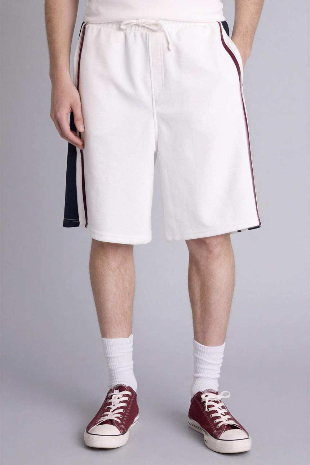 DeFacto Baggy Fit Beli Lastikli Şort G4186AX26SM görsel 8