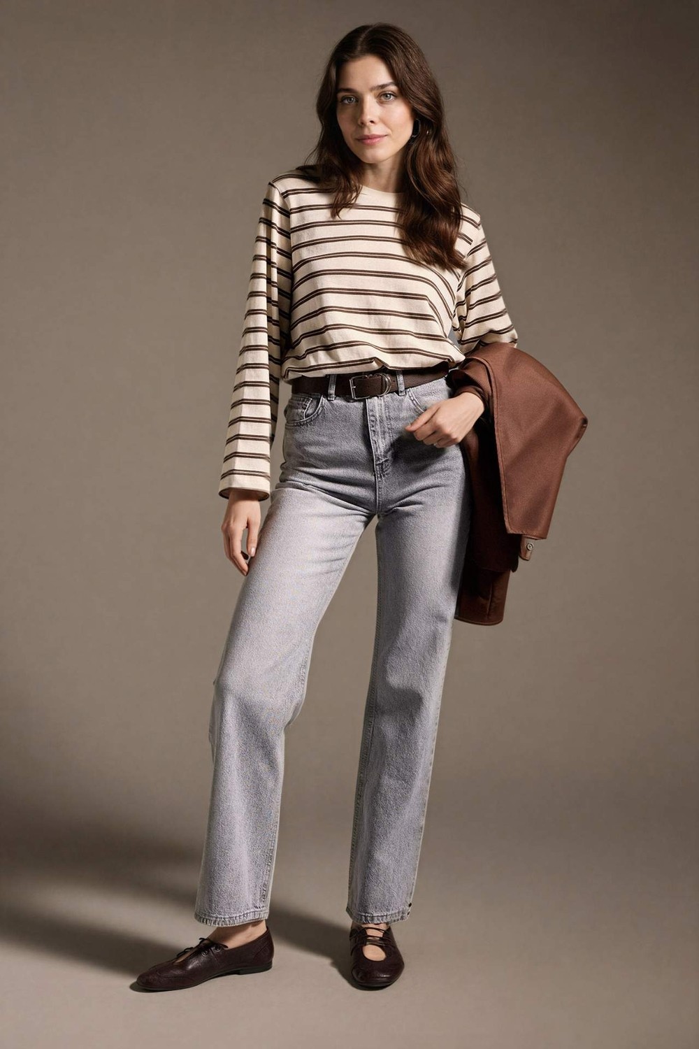 DeFacto %100 Pamuk 90's Wide Leg Jean Pantolon F5522AX26SP