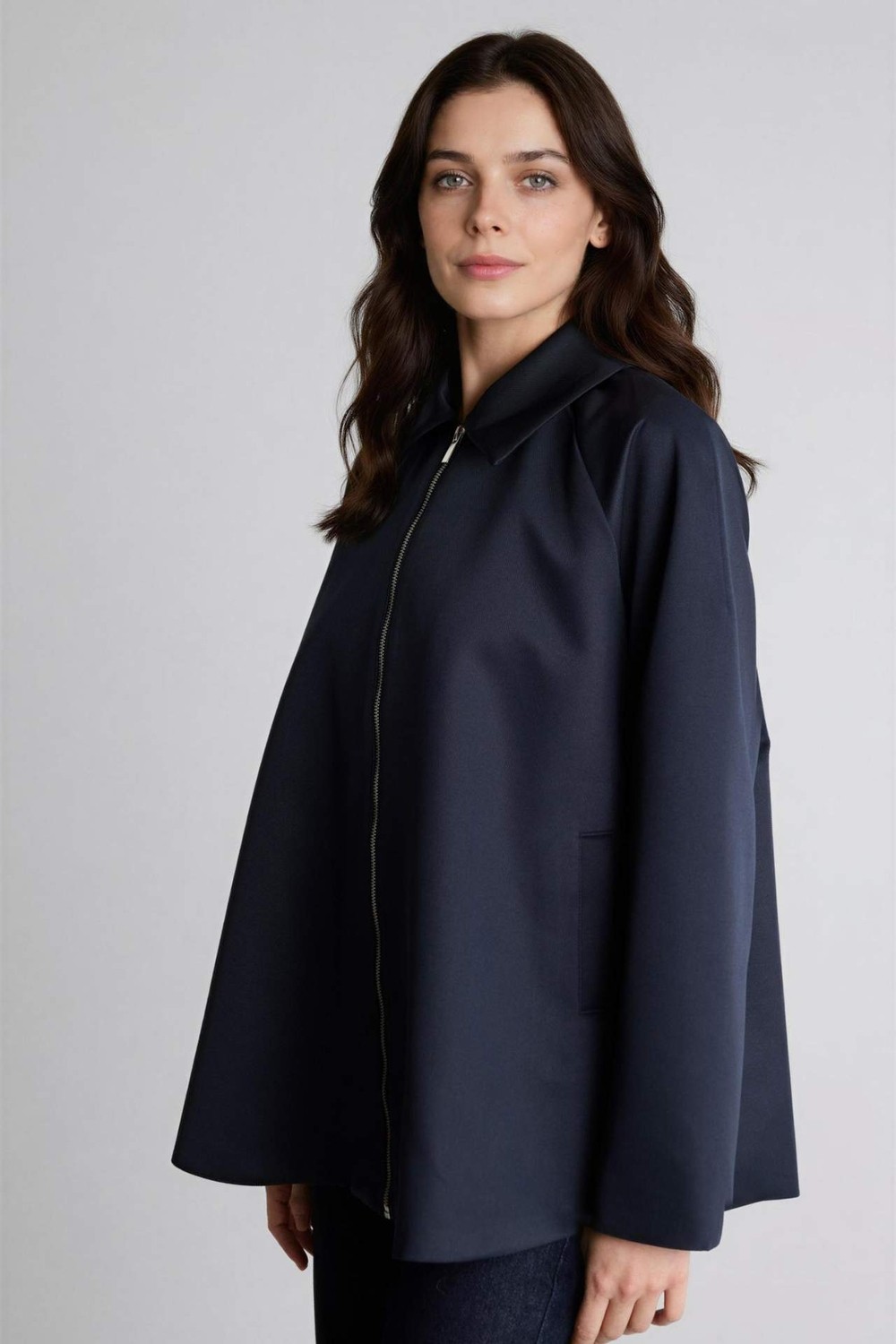 DeFacto Loose Fit Gabardin Trençkot H2391AX26SP görsel 4