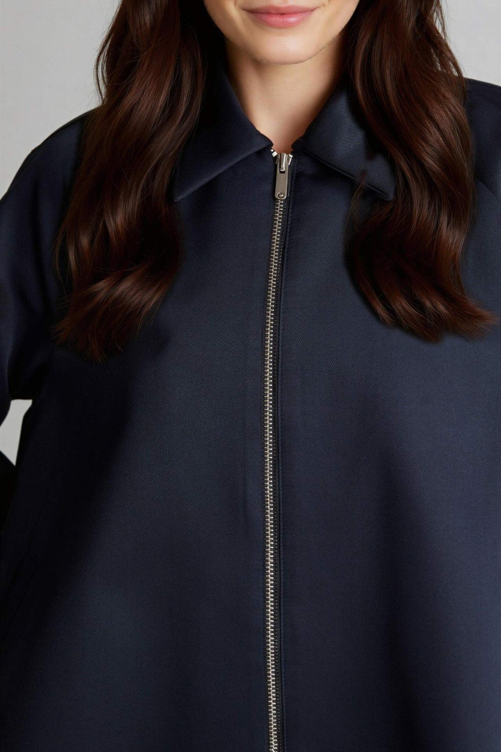 DeFacto Loose Fit Gabardin Trençkot H2391AX26SP görsel 5