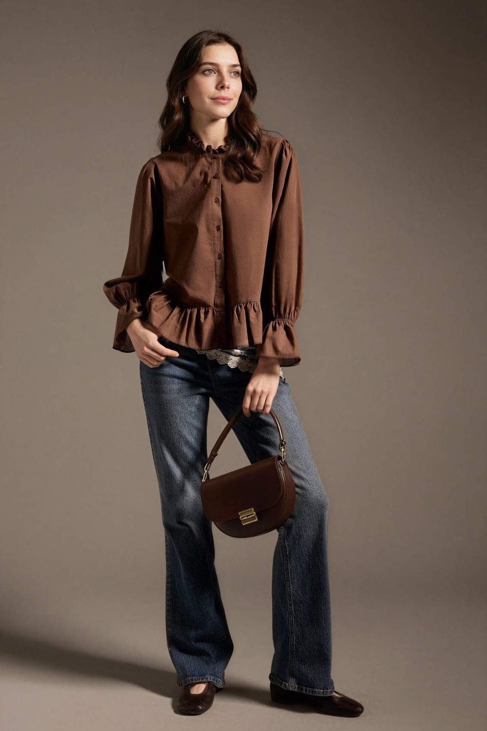 DeFacto %100 Pamuk Regular Fit Tunik H0269AX26SP görsel 2