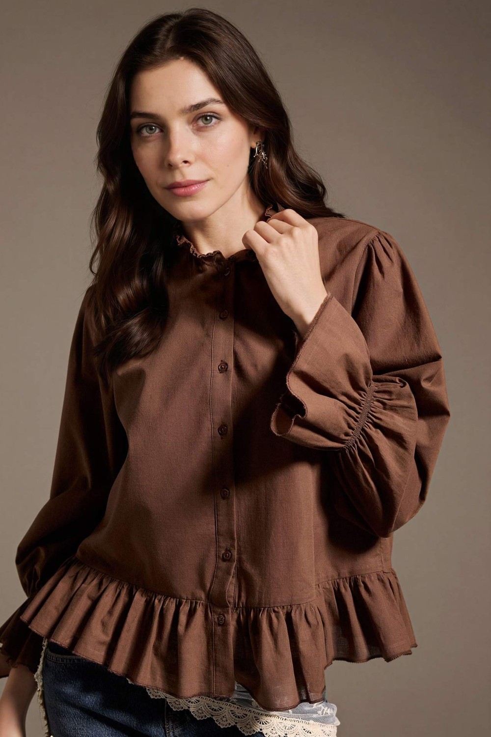 DeFacto %100 Pamuk Regular Fit Tunik H0269AX26SP görsel 3