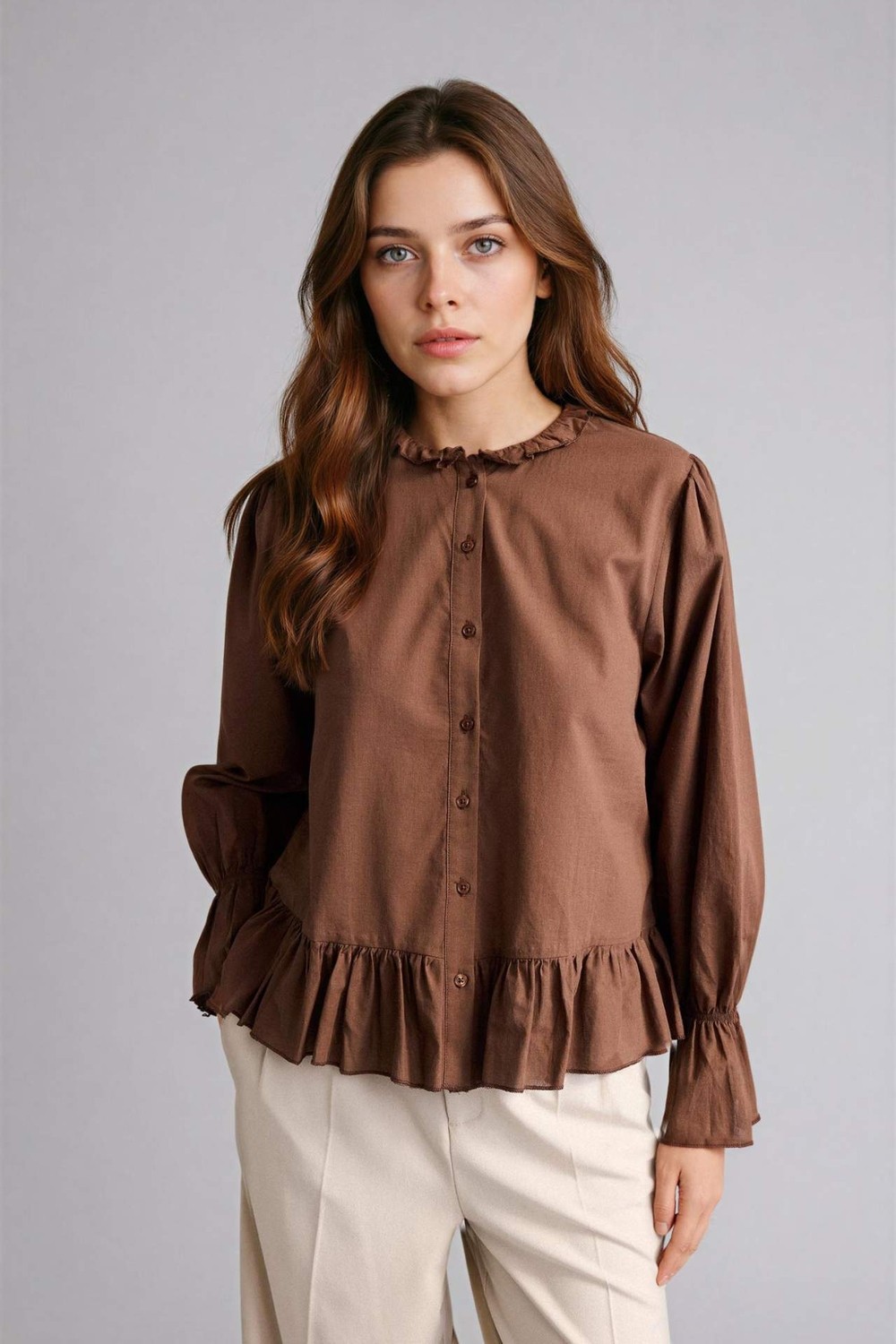 DeFacto %100 Pamuk Regular Fit Tunik H0269AX26SP görsel 5