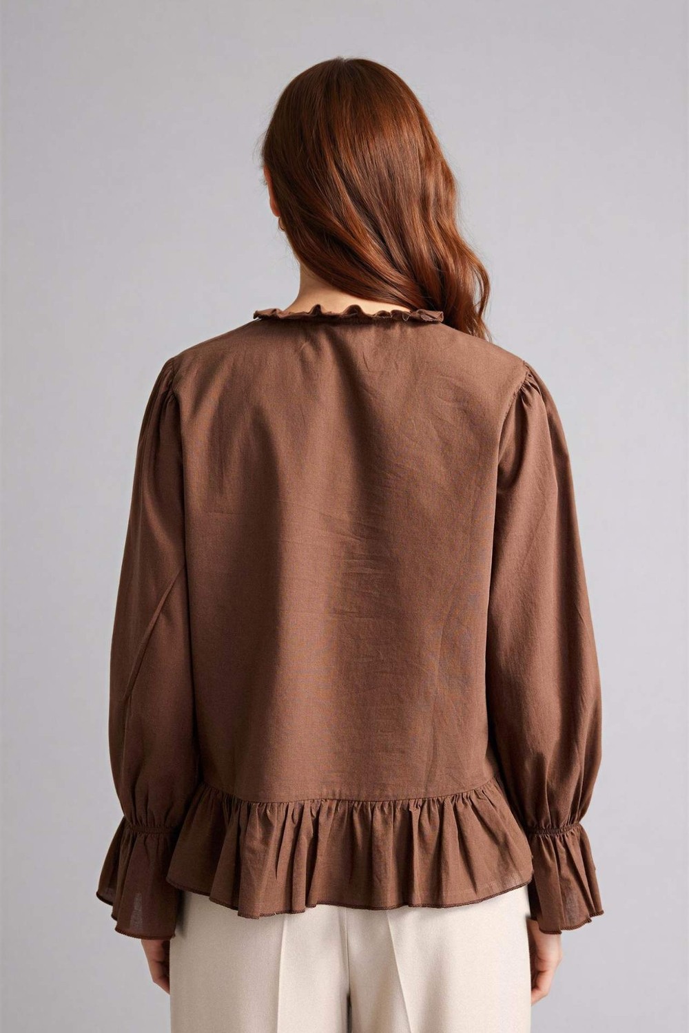 DeFacto %100 Pamuk Regular Fit Tunik H0269AX26SP görsel 7