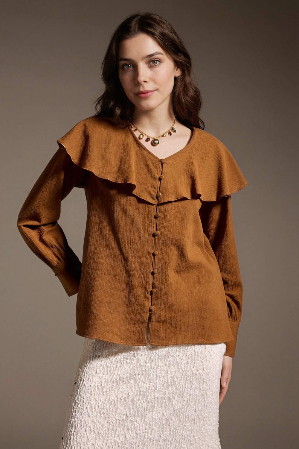 DeFacto %100 Pamuk Krinkıl Kumaş Tunik H0270AX26SP