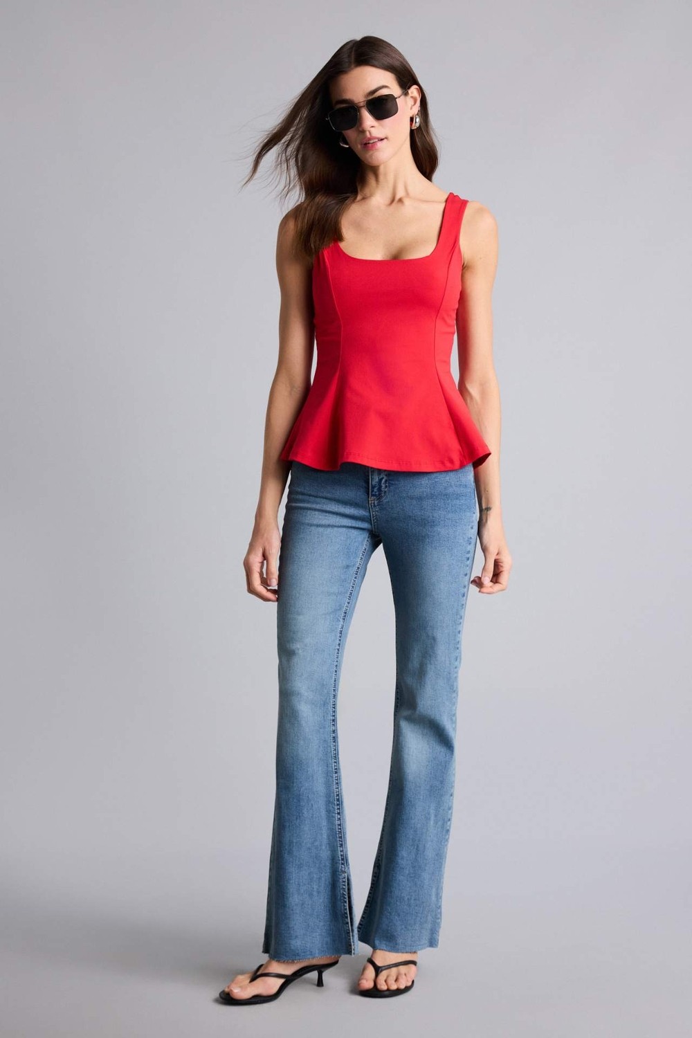 DeFacto Slim Fit U Yaka Kırışık Dokulu Atlet H3876AX26SM görsel 7
