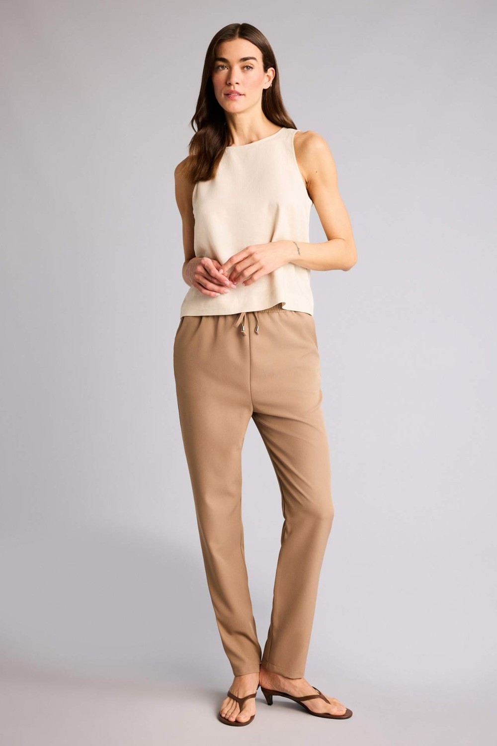 DeFacto Slim Fit Yüksek Bel Jogger Paça Pantolon H8464AX26SM görsel 7