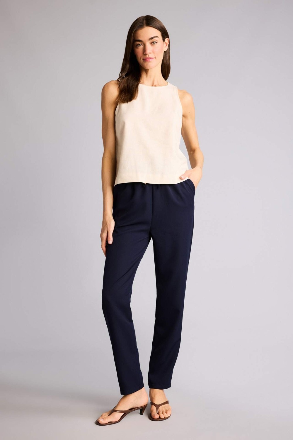 DeFacto Slim Fit Yüksek Bel Jogger Paça Pantolon H8464AX26SM