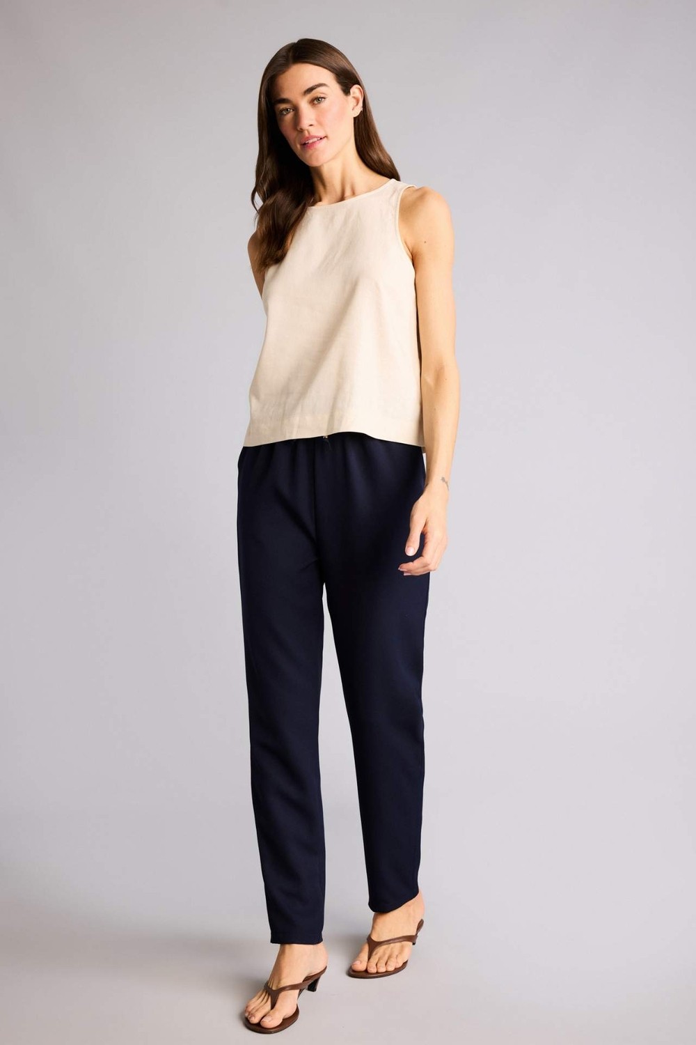DeFacto Slim Fit Yüksek Bel Jogger Paça Pantolon H8464AX26SM görsel 2