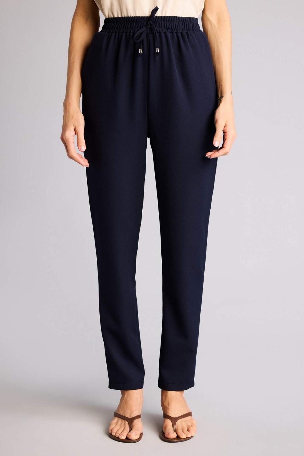 DeFacto Slim Fit Yüksek Bel Jogger Paça Pantolon H8464AX26SM görsel 3