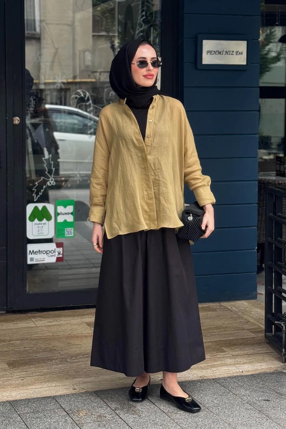 Al-Marwah Almarwah Gömlek 101008 Yeşil görsel 4