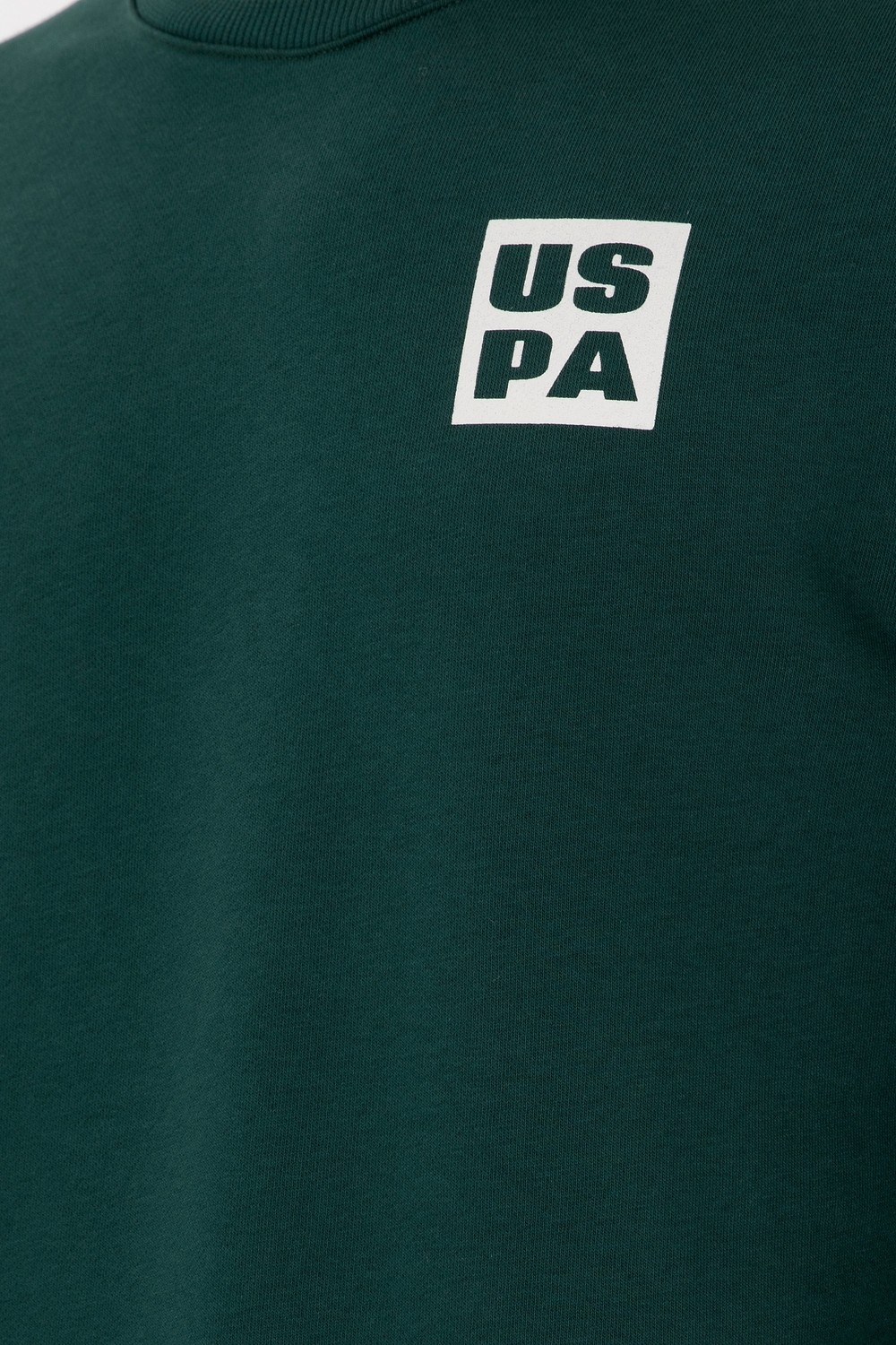 U.S. Polo Assn. Erkek Regular Fit Bisiklet Yaka Siyah Sweatshirt 50293456-VR046 görsel 7