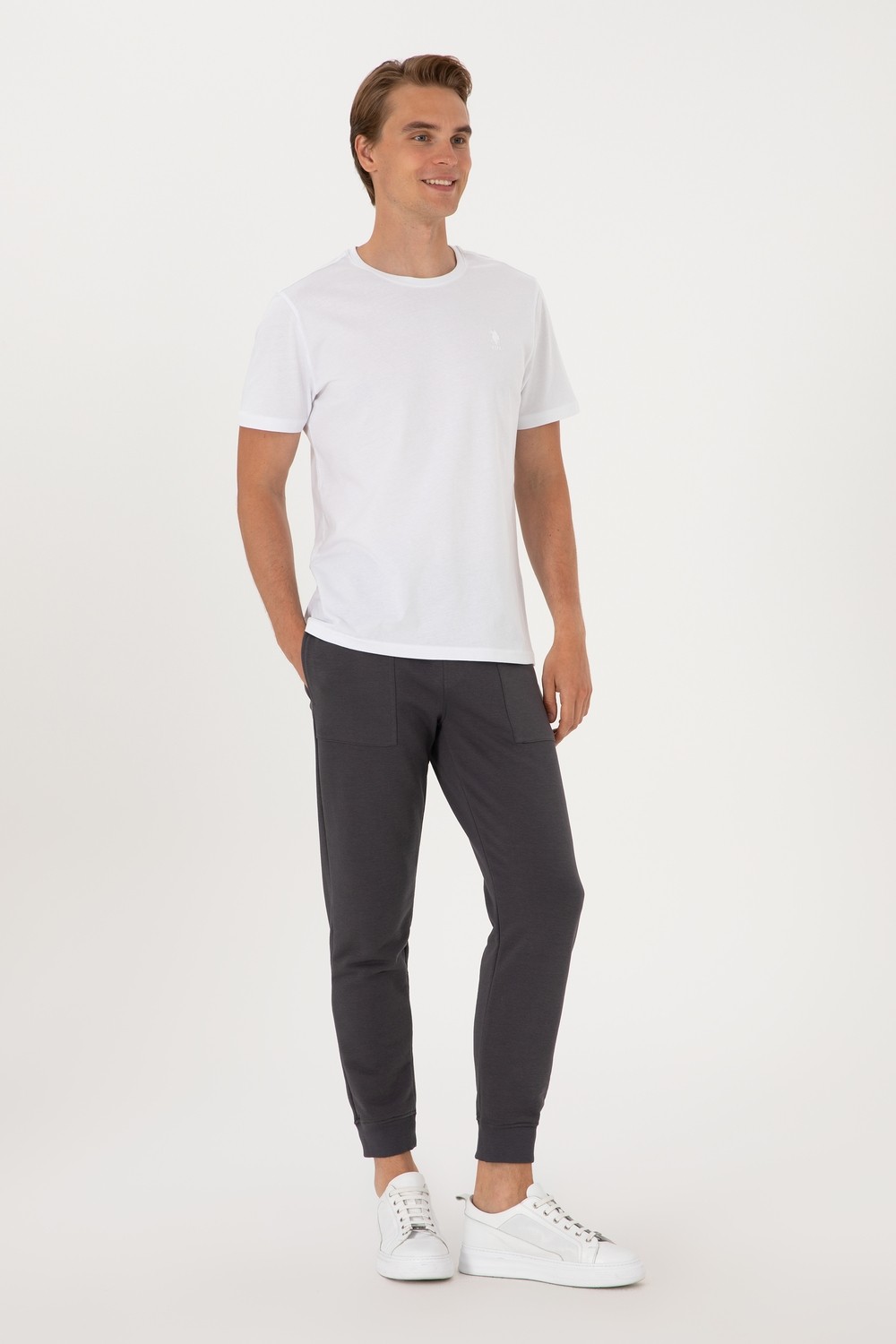 U.S. Polo Assn. Erkek Siyah Eşofman Altı 50293464-VR046