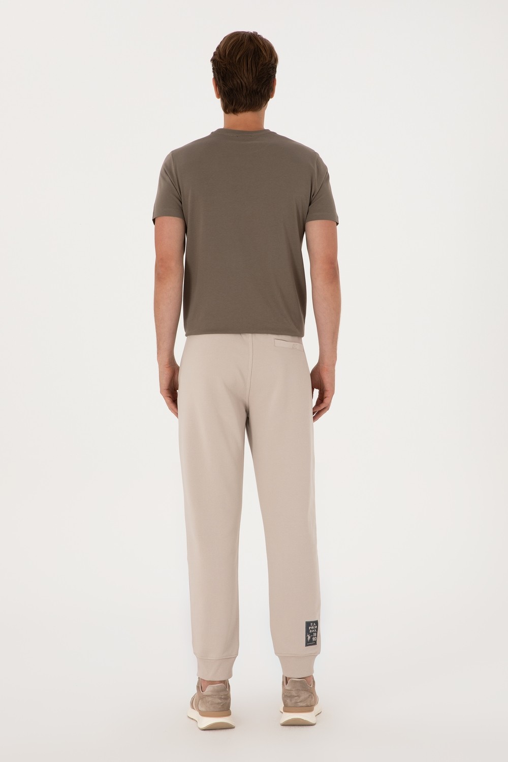 U.S. Polo Assn. Erkek Taş Eşofman Altı 50293426-VR049 görsel 4