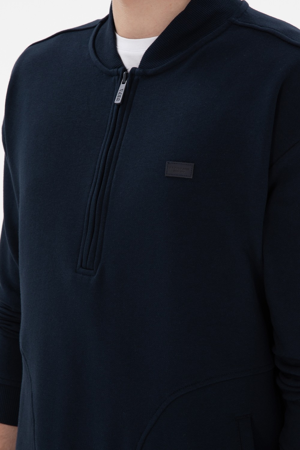 U.S. Polo Assn. Erkek Açık Haki Sweatshirt 50293380-VR183 görsel 7