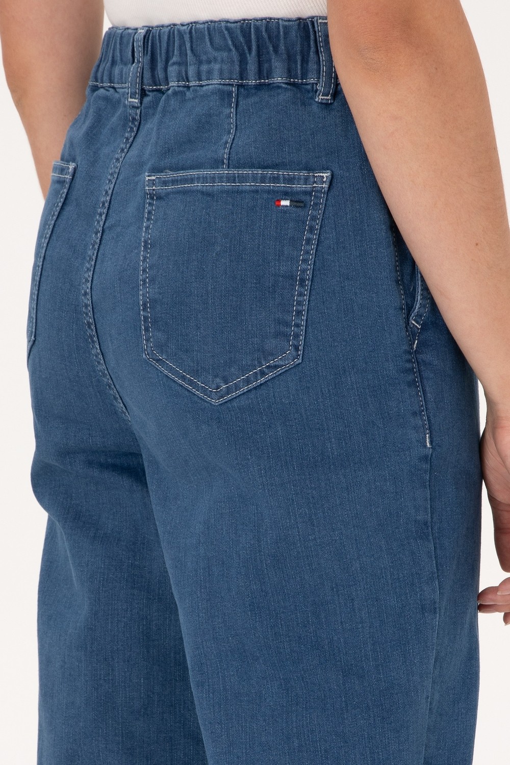 U.S. Polo Assn. Kadın Açık Mavi Carrot Fit Jean Pantolon 50308382-DN0021 görsel 6