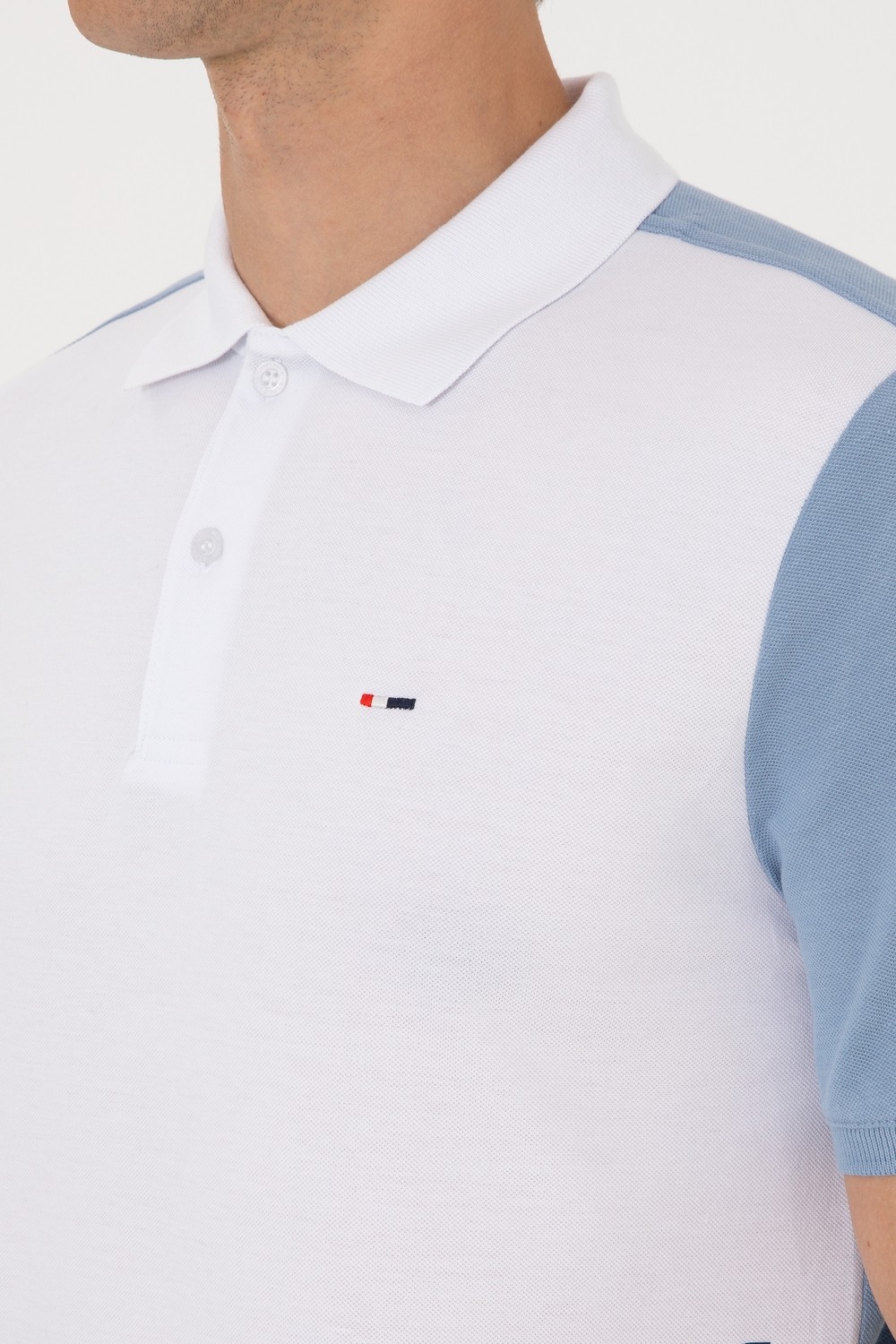 U.S. Polo Assn. Erkek Regular Fit Lacivert Polo Yaka Tişört 50306790-VR033 görsel 7