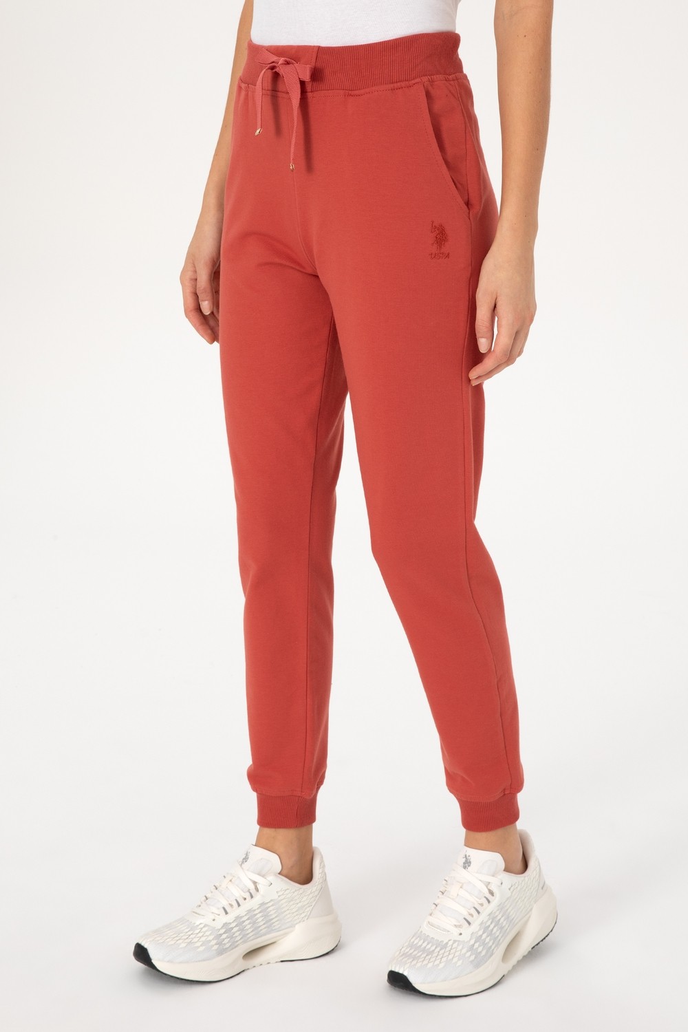 U.S. Polo Assn. Kadın Siyah Jogger Eşofman Altı 50313584-VR046 görsel 8