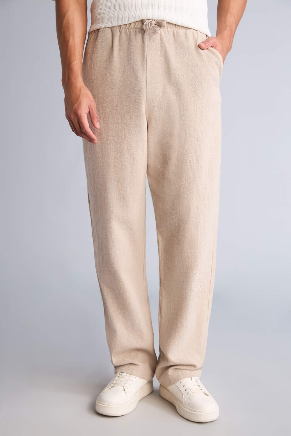 DeFacto %100 Pamuk Baggy Fit Pantolon G2592AX26SP görsel 7