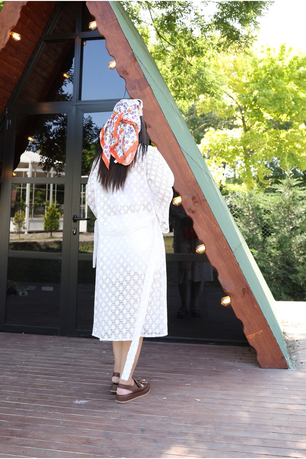 Sahra Afra Kadın Uzun Kimono görsel 8