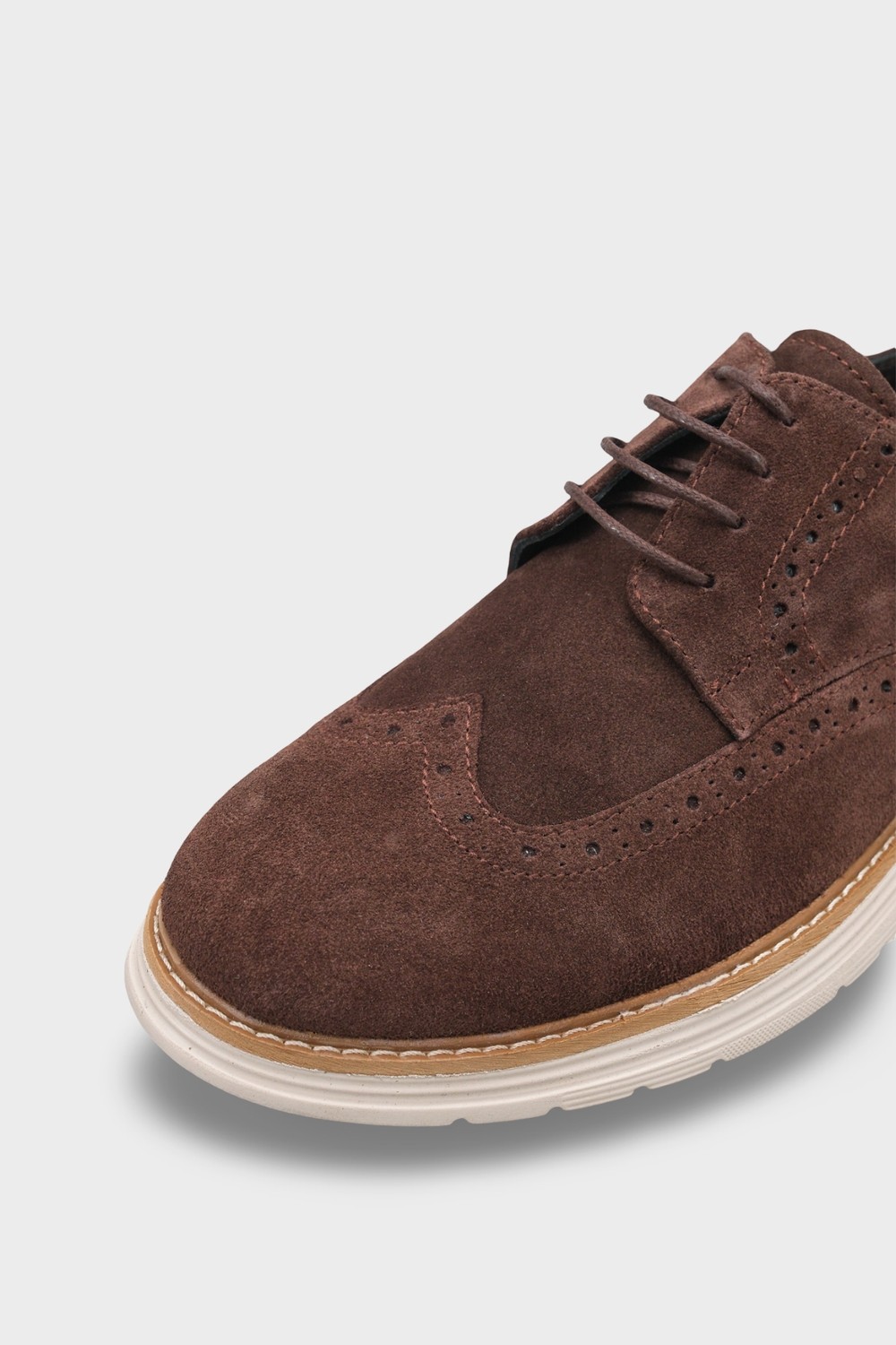 Capone Outfitters Joachim Hakiki Deri Süet Bağcıklı İçi Hakiki Deri Astarlı Erkek Loafer Ayakkabı görsel 3