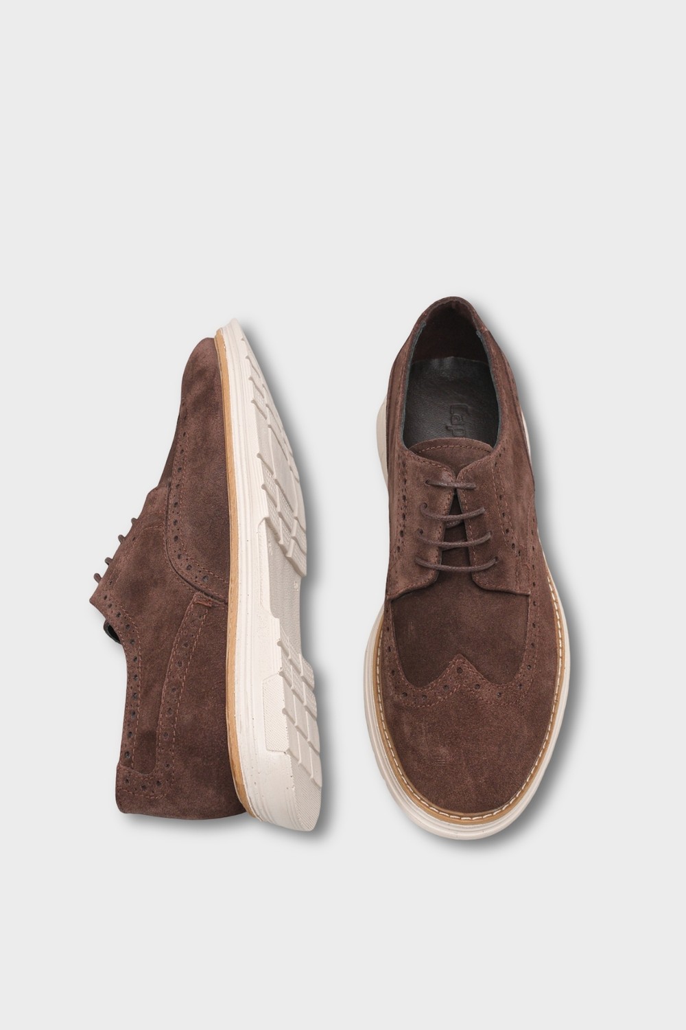 Capone Outfitters Joachim Hakiki Deri Süet Bağcıklı İçi Hakiki Deri Astarlı Erkek Loafer Ayakkabı görsel 4
