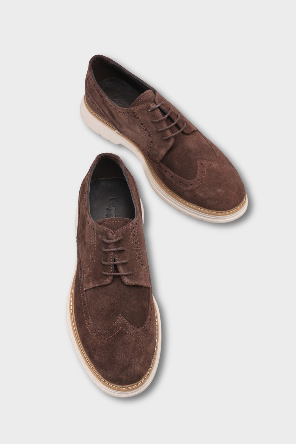 Capone Outfitters Joachim Hakiki Deri Süet Bağcıklı İçi Hakiki Deri Astarlı Erkek Loafer Ayakkabı görsel 5