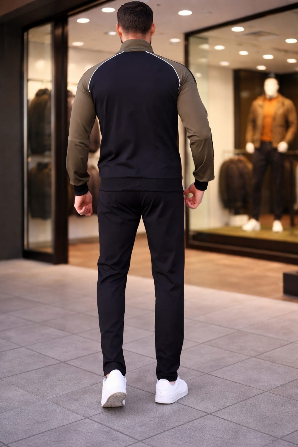 Zeyra Light Yeni Sezon Dik Yaka Fermuarlı Comfort Fit Erkek Eşofman Takımı görsel 7