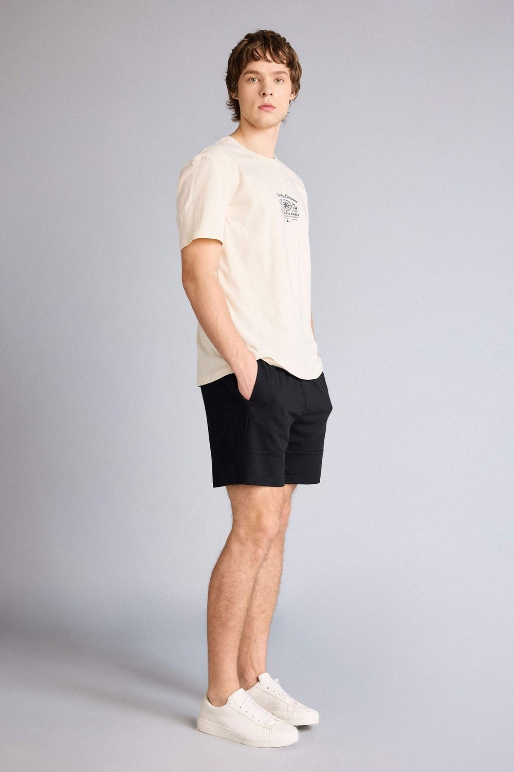 DeFacto Slim Fit Dar Paça Basic Şort B8674AX26SM görsel 7