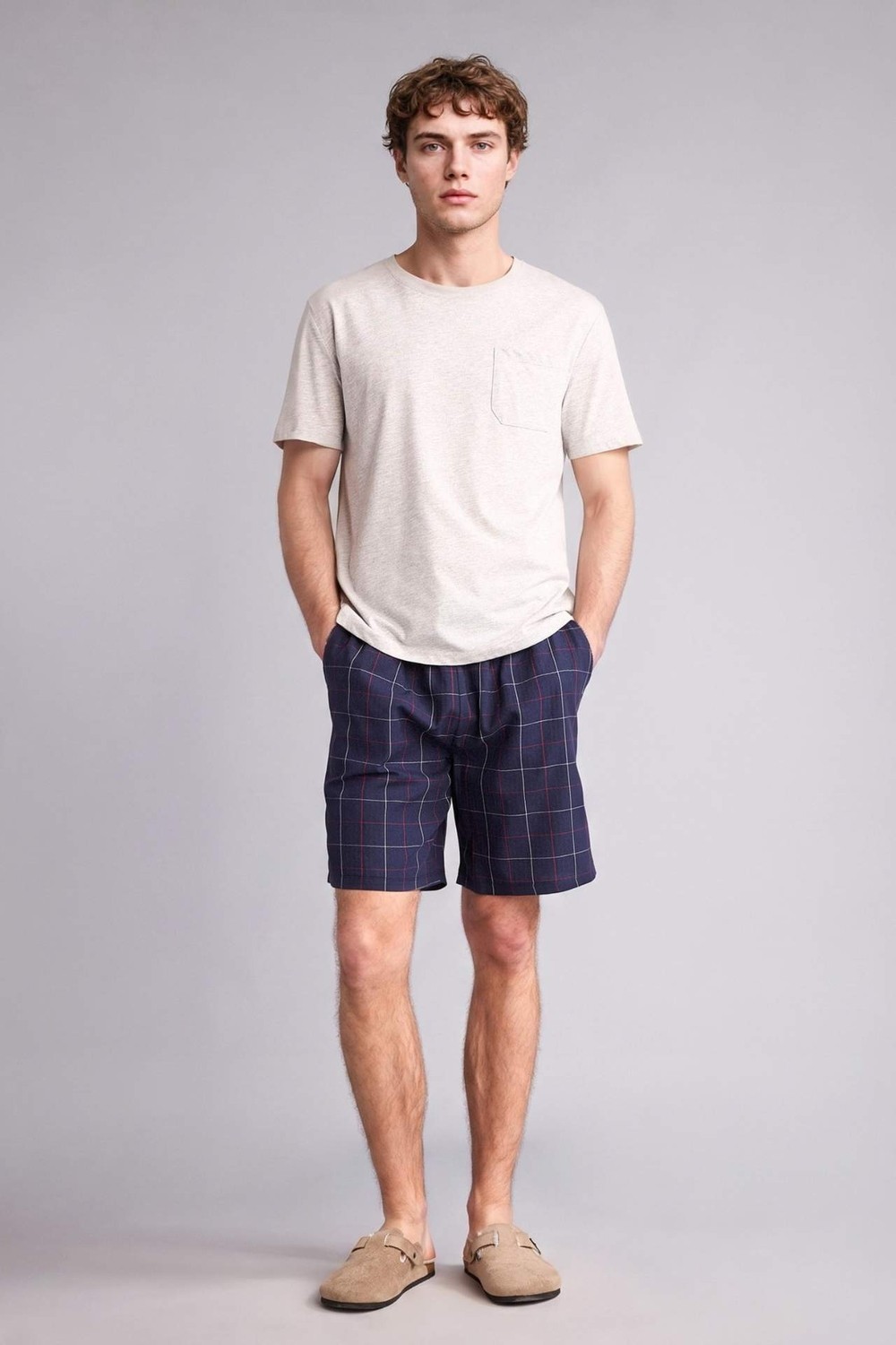 DeFacto %100 Pamuk New Regular Fit Cepli Kısa Boy Poplin Alt H4788AX26SP görsel 2