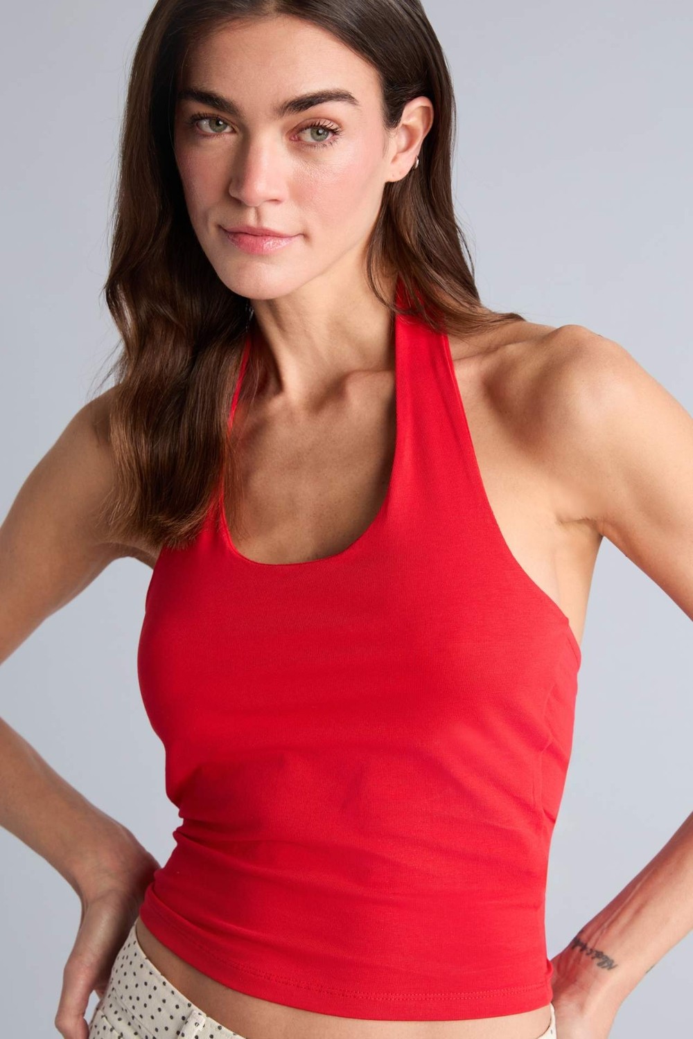 DeFacto Slim Fit Halter Yaka Atlet F6279AX26SM