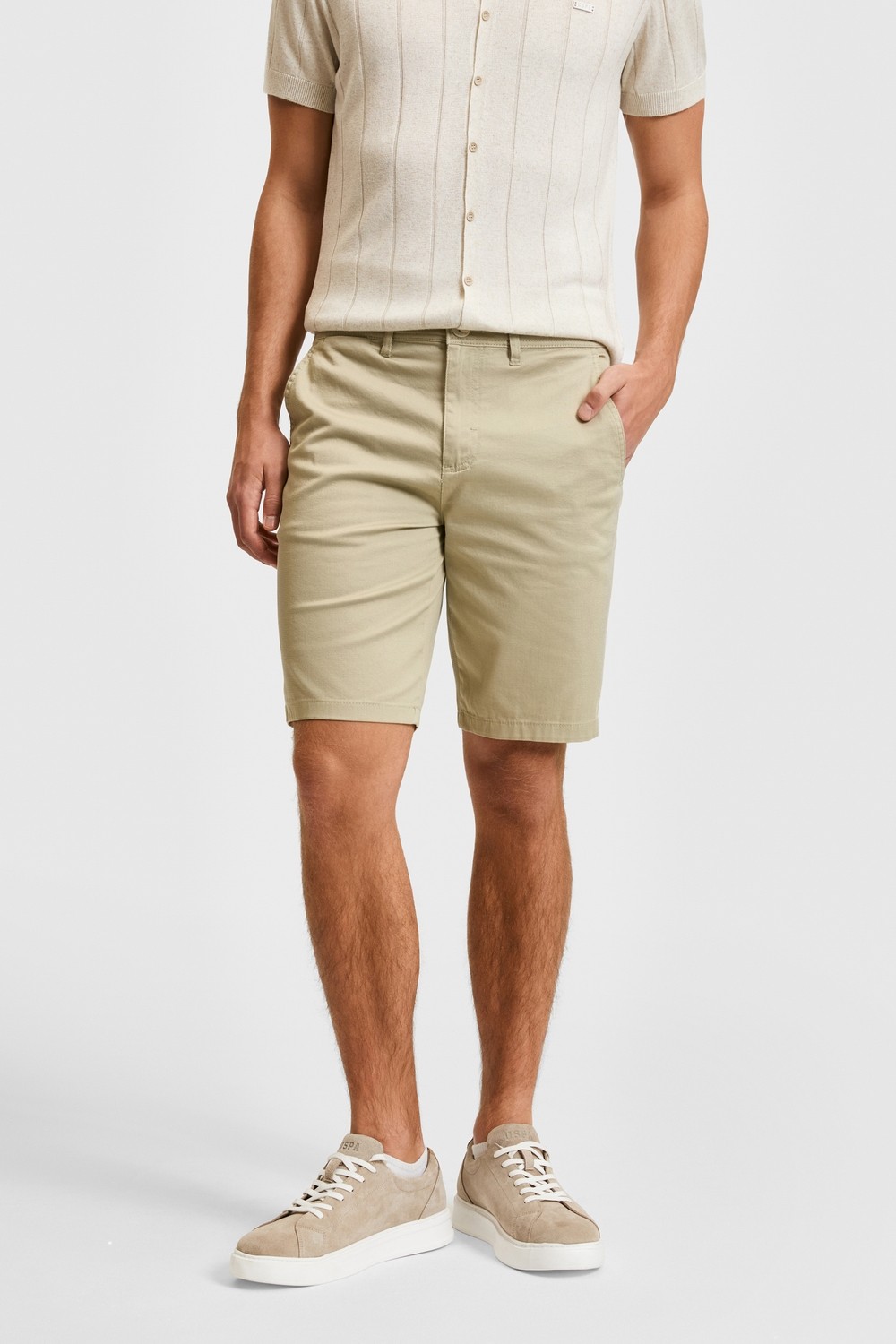 U.S. Polo Assn. Erkek Lacivert Dokuma Şort 50322320-VR033 görsel 2