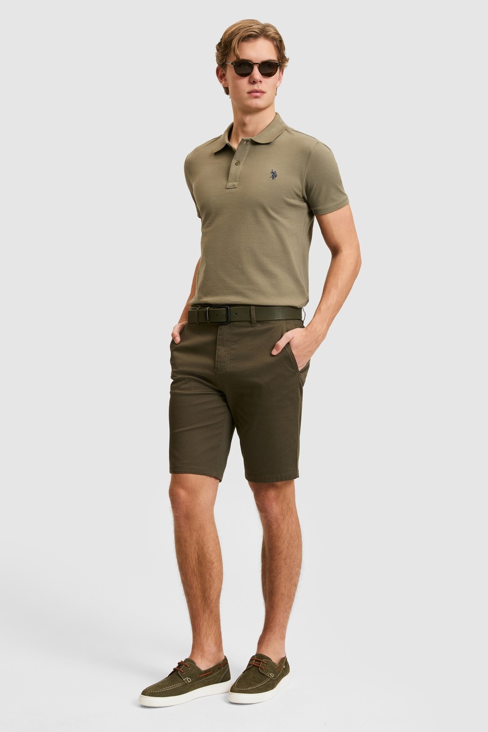 U.S. Polo Assn. Erkek Lacivert Dokuma Şort 50322320-VR033 görsel 6