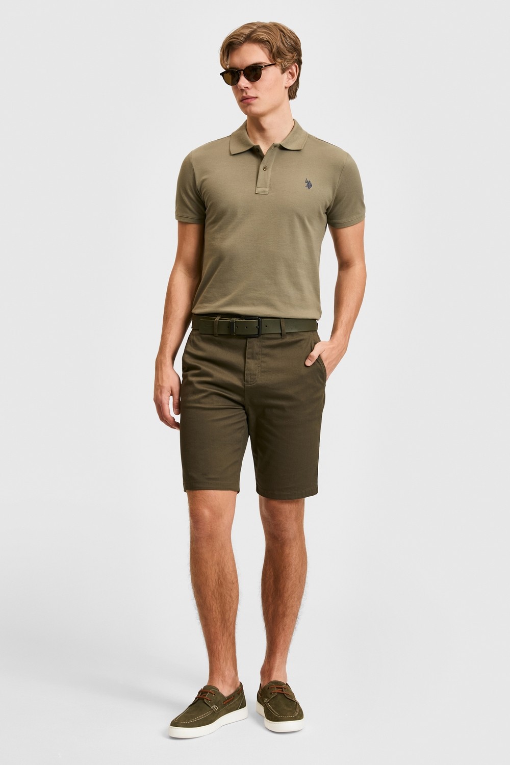 U.S. Polo Assn. Erkek Lacivert Dokuma Şort 50322320-VR033 görsel 8