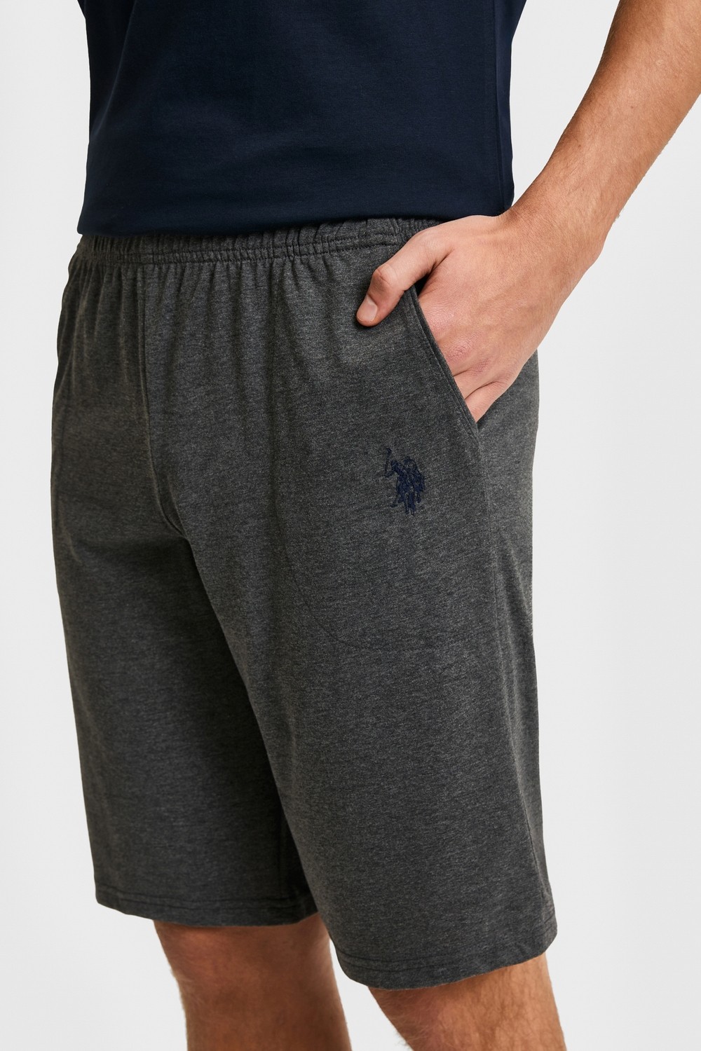 U.S. Polo Assn. Erkek Lacivert Pijama Takımı 50326140-VR033 görsel 6