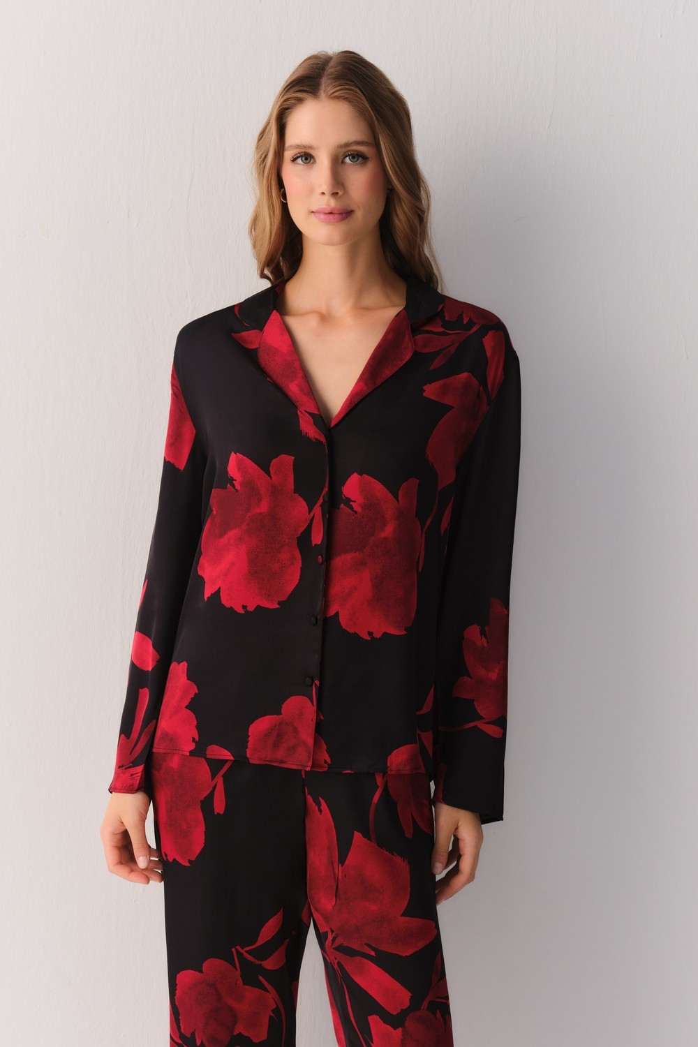 Suwen Seductive Satin Gömlek