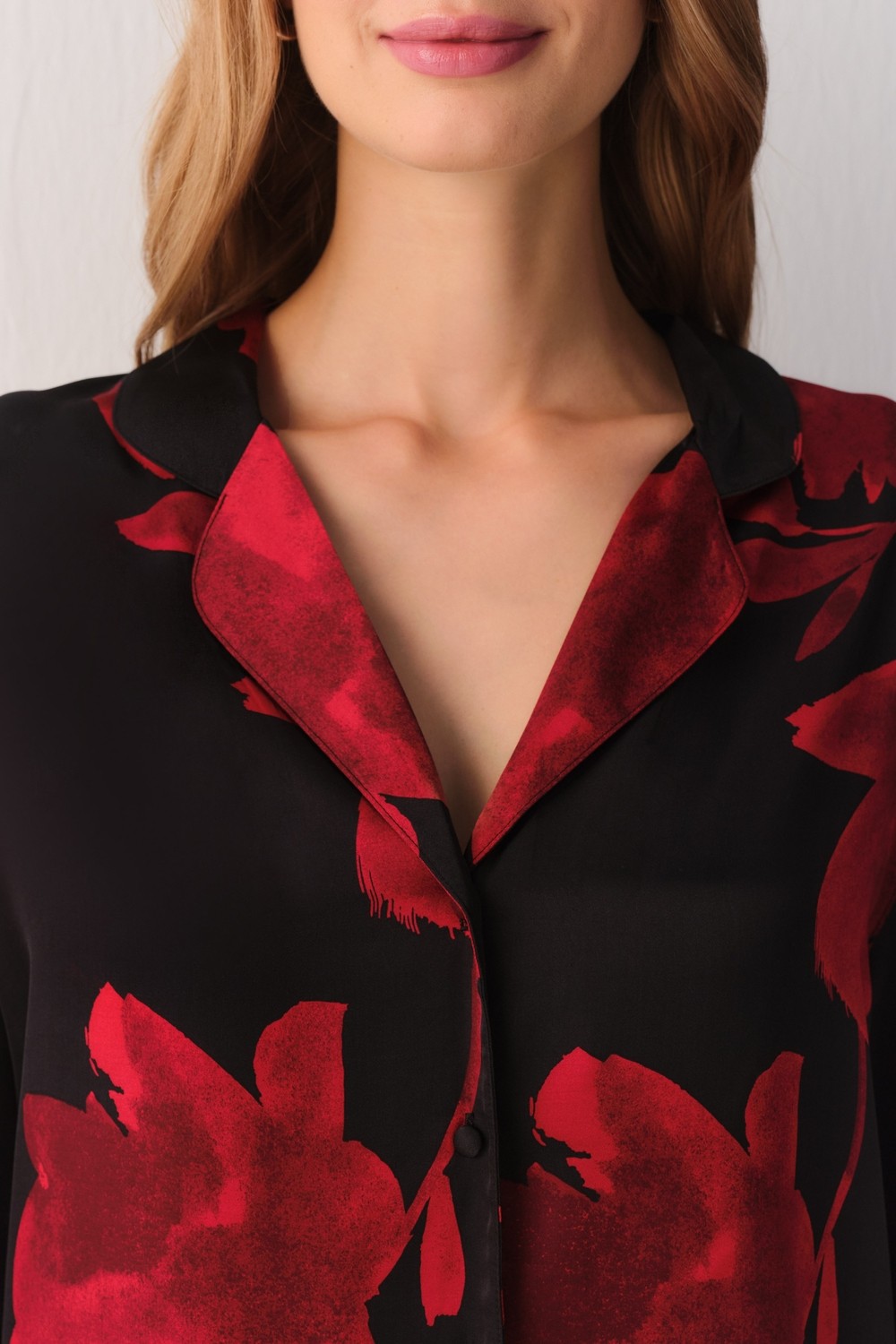 Suwen Seductive Satin Gömlek görsel 3