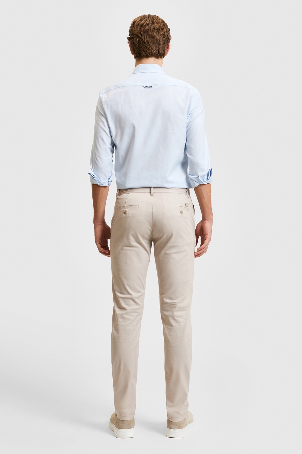U.S. Polo Assn. Erkek Siyah Kanvas / Chino Pantolon 50322310-VR046 görsel 4