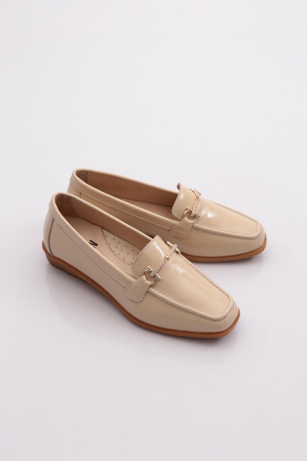 DGN 3102 Kadin Aksesuarli Loafer Ayakkabi görsel 2