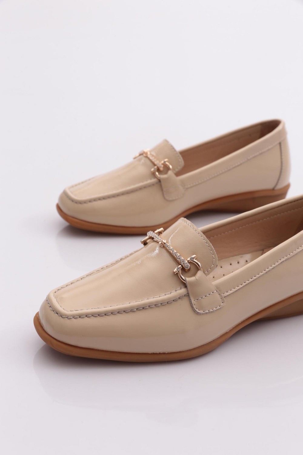 DGN 3102 Kadin Aksesuarli Loafer Ayakkabi görsel 4