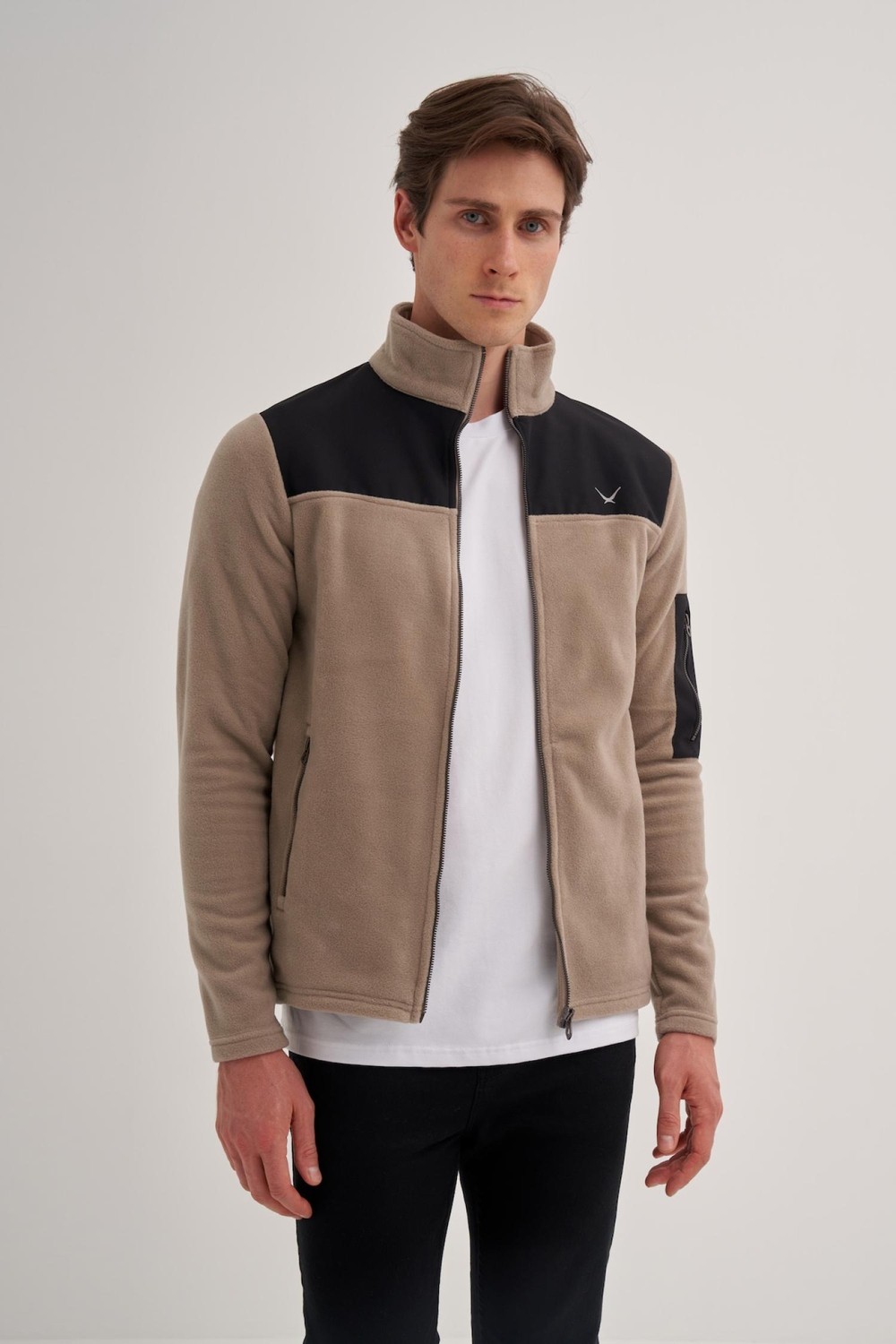 Cazador 56380 Erkek Dik Yaka Sweat Hırka