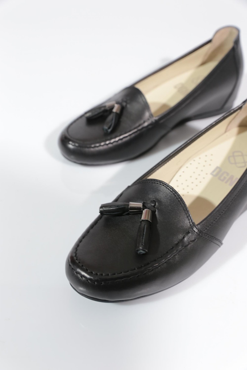 DGN 428 Kadin Püsküllü Loafer Ayakkabi görsel 4