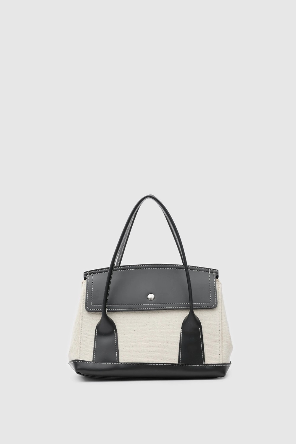 Shule Bags Suede Garnili Kanvas El ve Çapraz Kahve