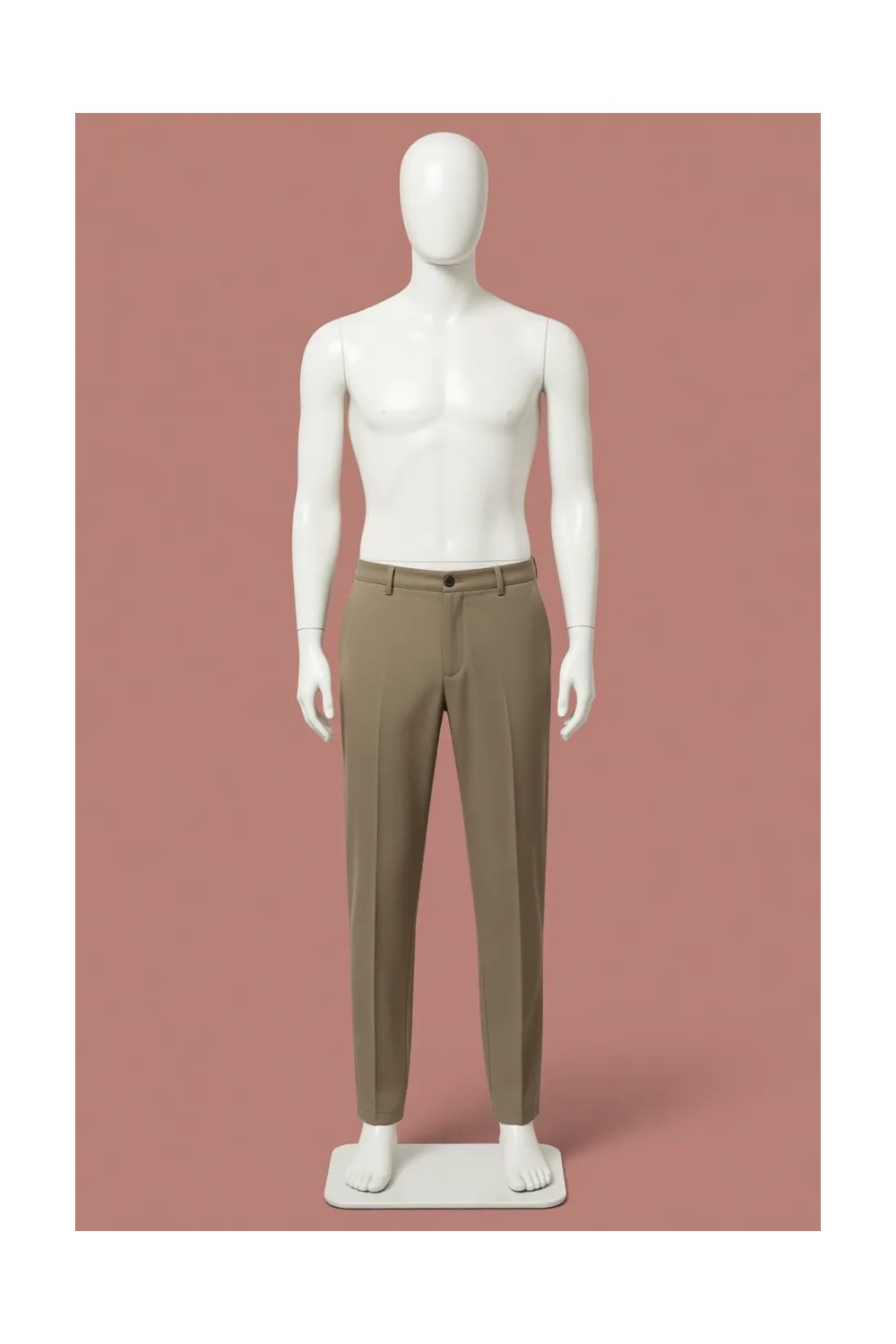 İnpool Erkek, Yeni Sezon, Standart-Fit, Old Money, Kumaş Pantolon görsel 8