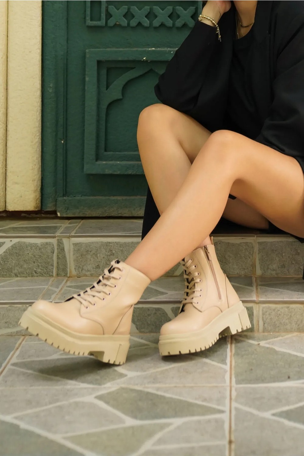 Daxtors D0999 Kadın Ortopedik Bootie Siyah Dış Materyal ile Şık Görünüm Sunan Model görsel 8