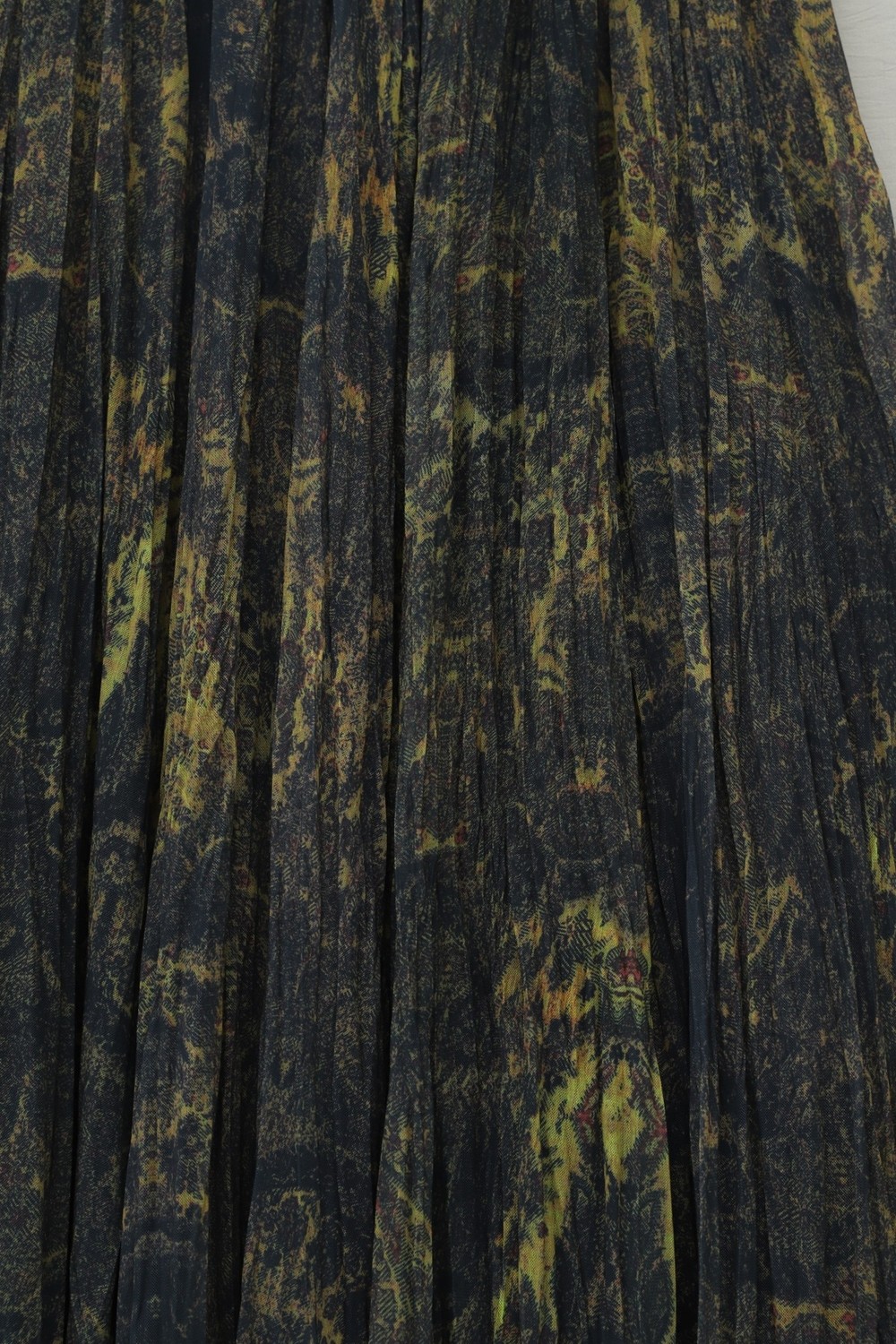 Moda Morfo Karışık Desen Beli Lastikli Asimetrik Kesim Astarlı Tül Etek -Laci görsel 6